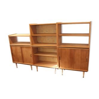 Bibliothèque modulable années 60