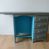 Laurette's accounting office and her chair.