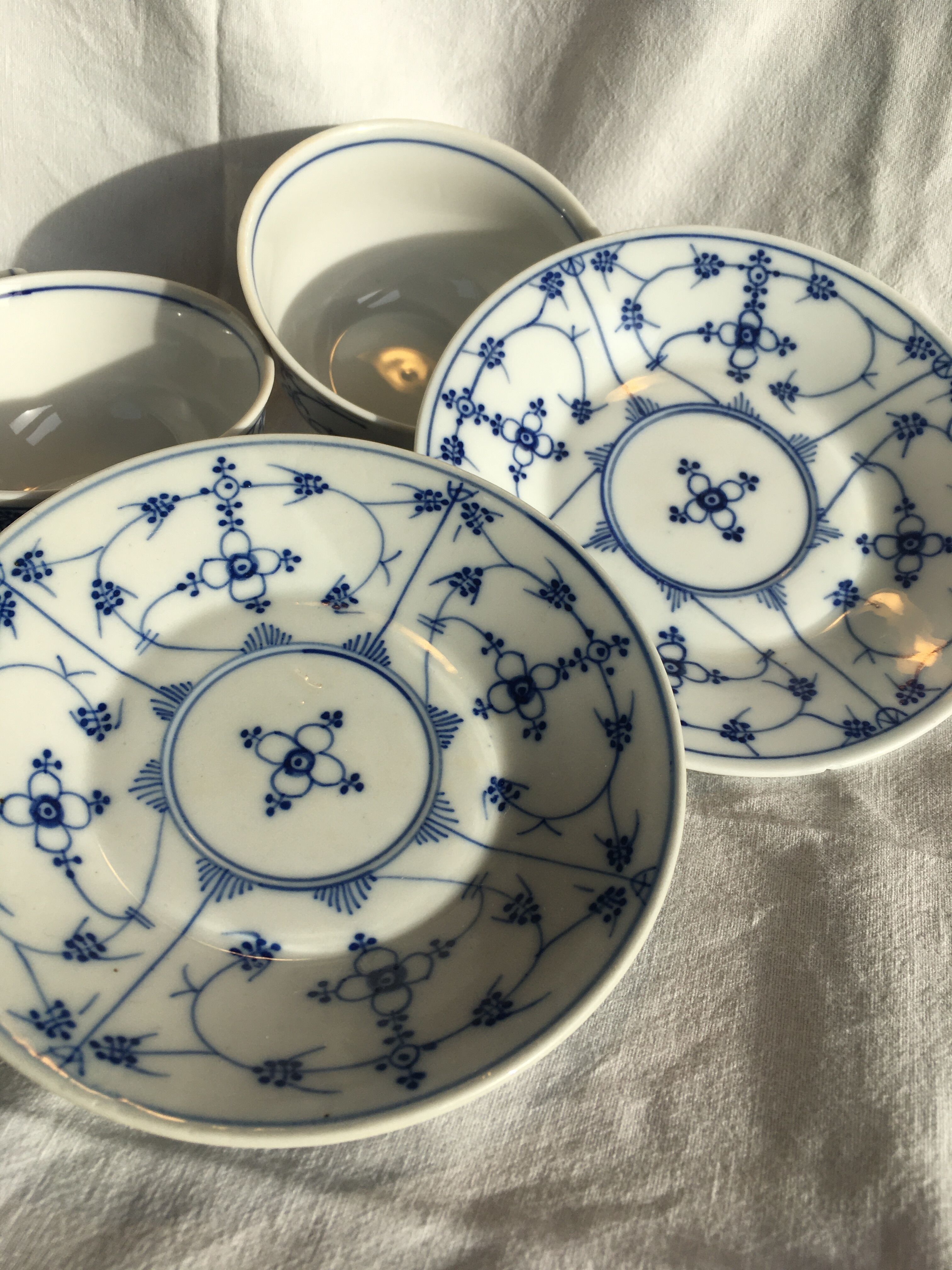 Winterling Bavaria porcelain coffee cups and saucers