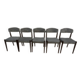 5 vintage NF14 gondola chairs from the 60s of Scandinavian design