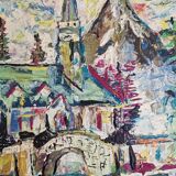 Peinture montagne