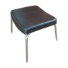 Metal stool and vintage skai