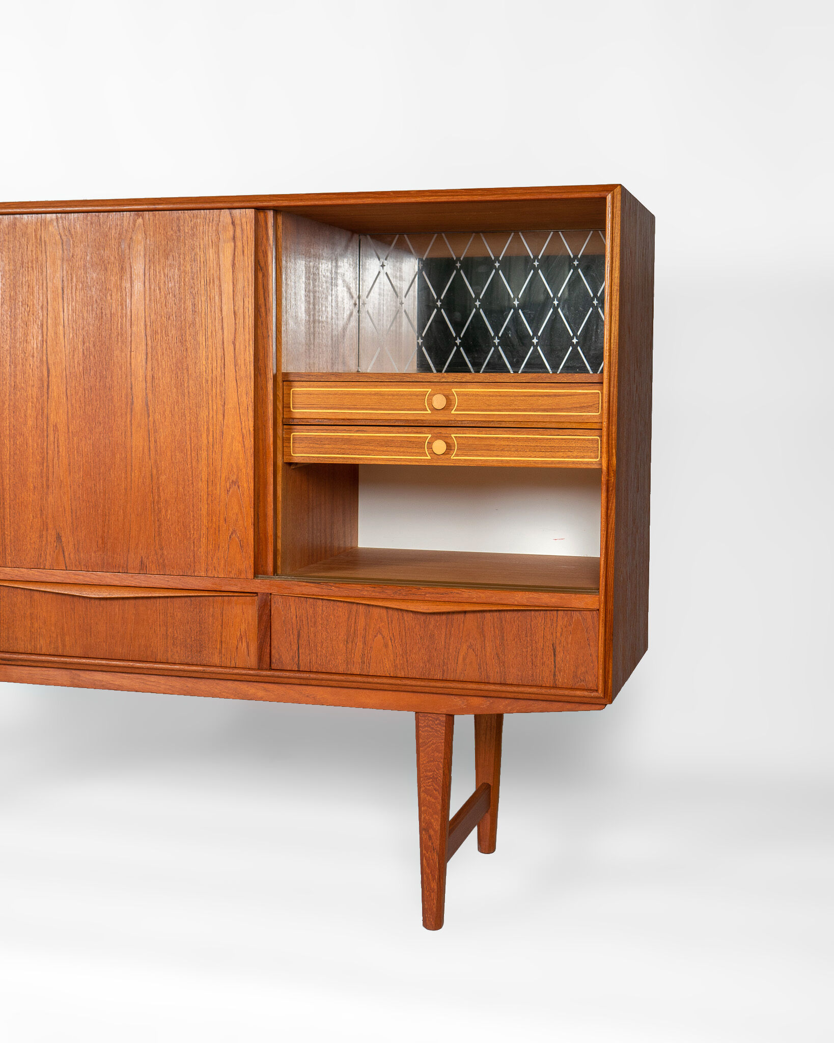 Mid Century Danish Teak Sideboard by E.W. Bach for Sejling Skabe