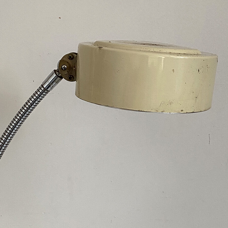 Vintage beige desk lamp 50