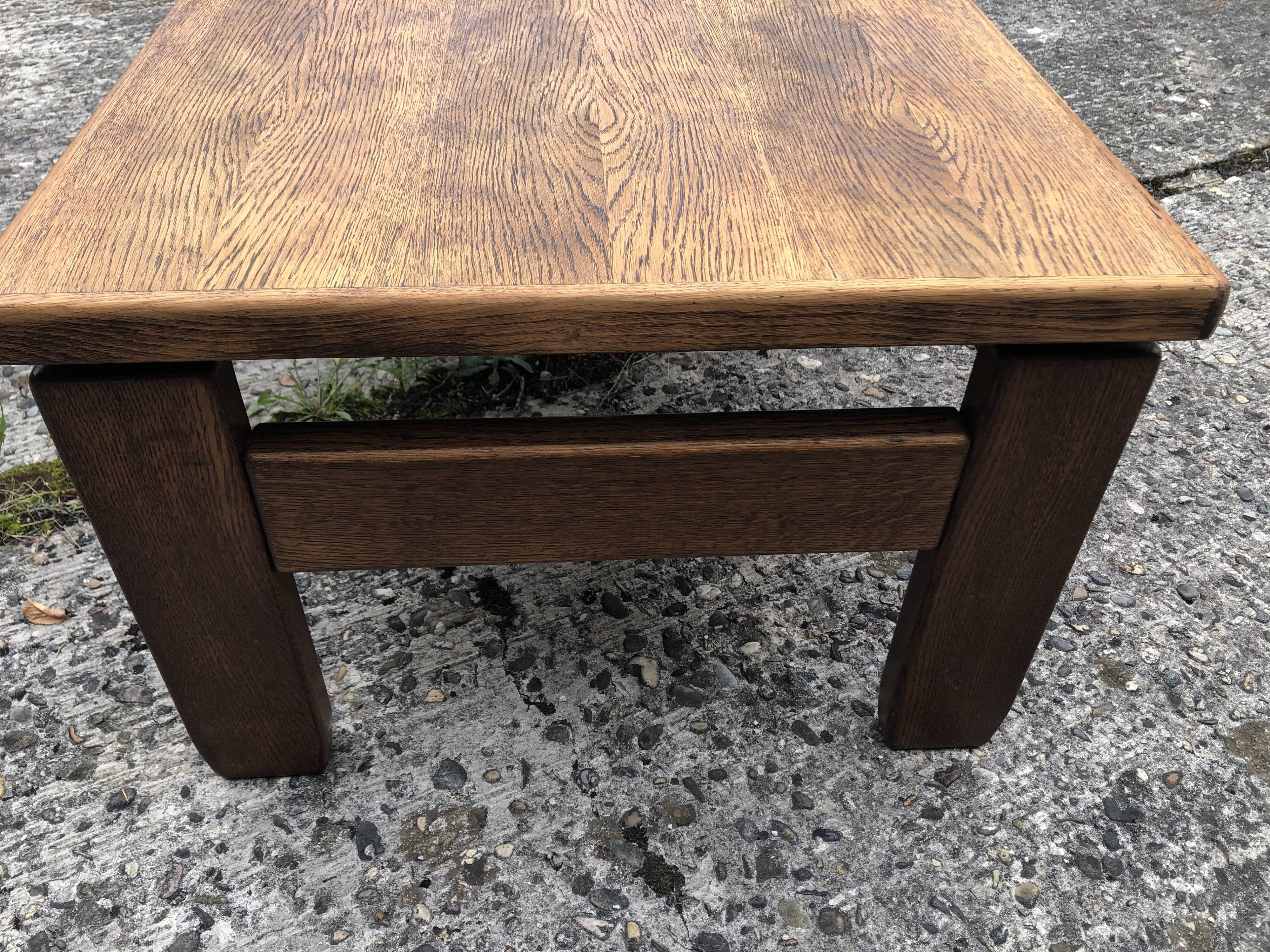 Vintage wooden coffee table 60s
