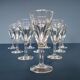 10 verres anciens a vin blanc