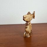 Decorative fish holder in studio pottery by Haico Nitzsche for Søholm, 1960s.