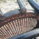 Duo chairs Thonet Austria seated cannée bistro blackened wood