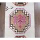 1980s Vintage Turkish Hand-Knotted Wool Cotton White Runner Rug 75x385