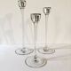 Set of three glass candle holders, Ikea, Blomster, 1999