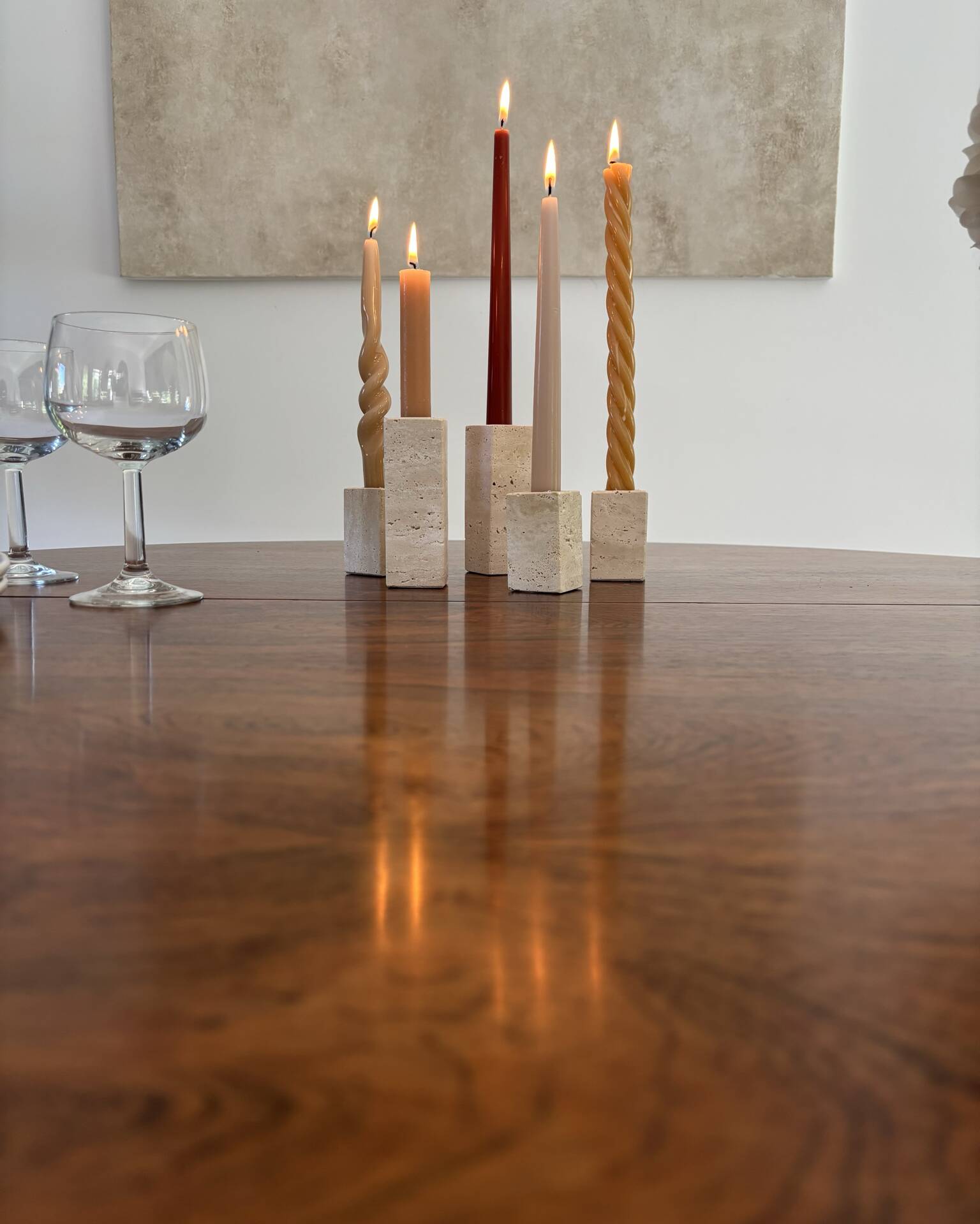 Table à manger vintage scandinave Baumann 