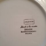 Digoin Sarreguemines hollow plates