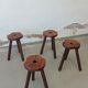 Set of brutalist stools