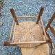 6 vintage mulched oak chairs