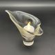 Vintage glass photophore in the shape of a calla lily – a