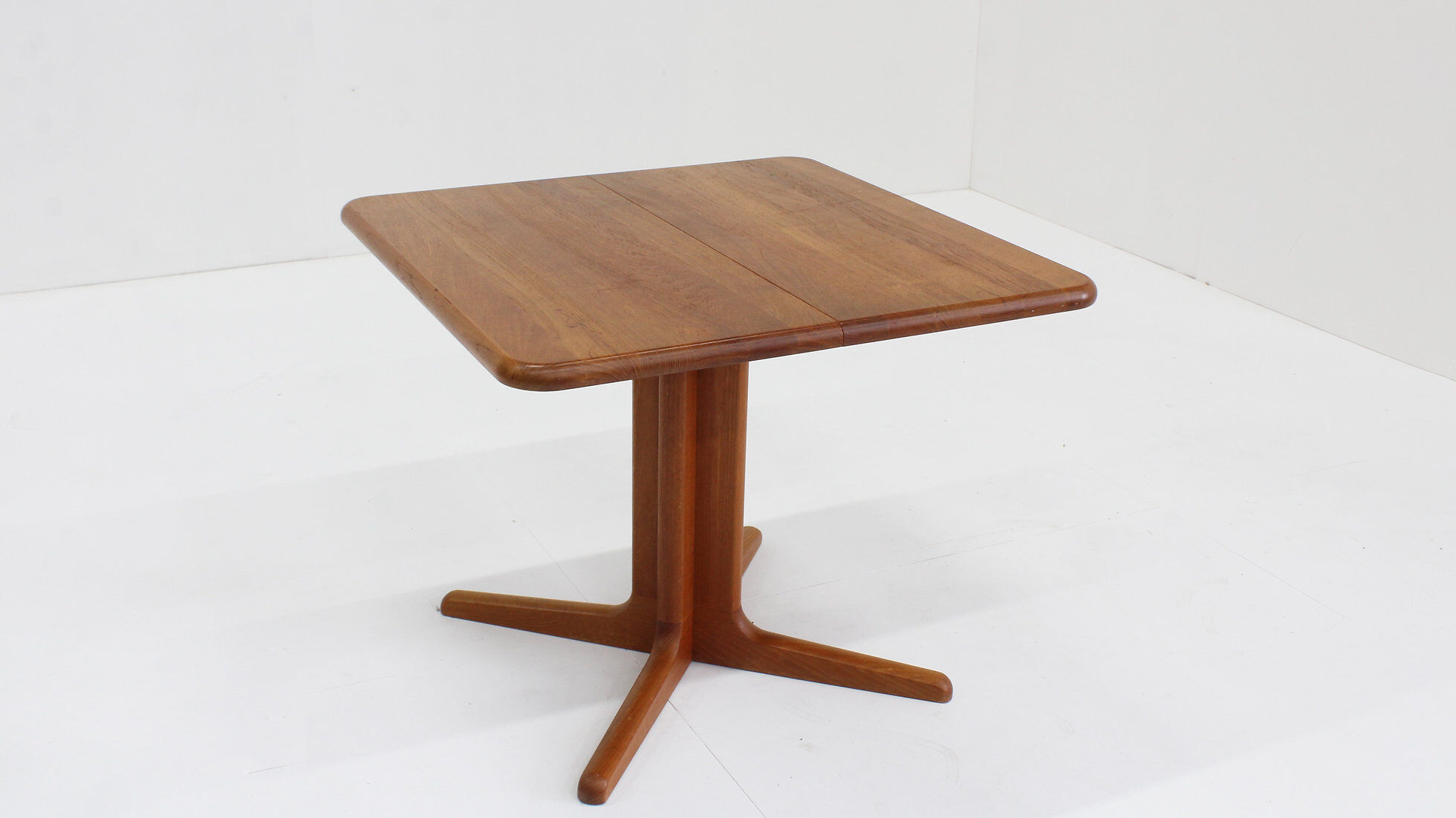 Vintage Danish extendable dining table teak 1960s