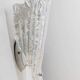 Vintage Murano Glass Shell Wall Lamp - Transparent Iridescent Glass, 1970s Italy