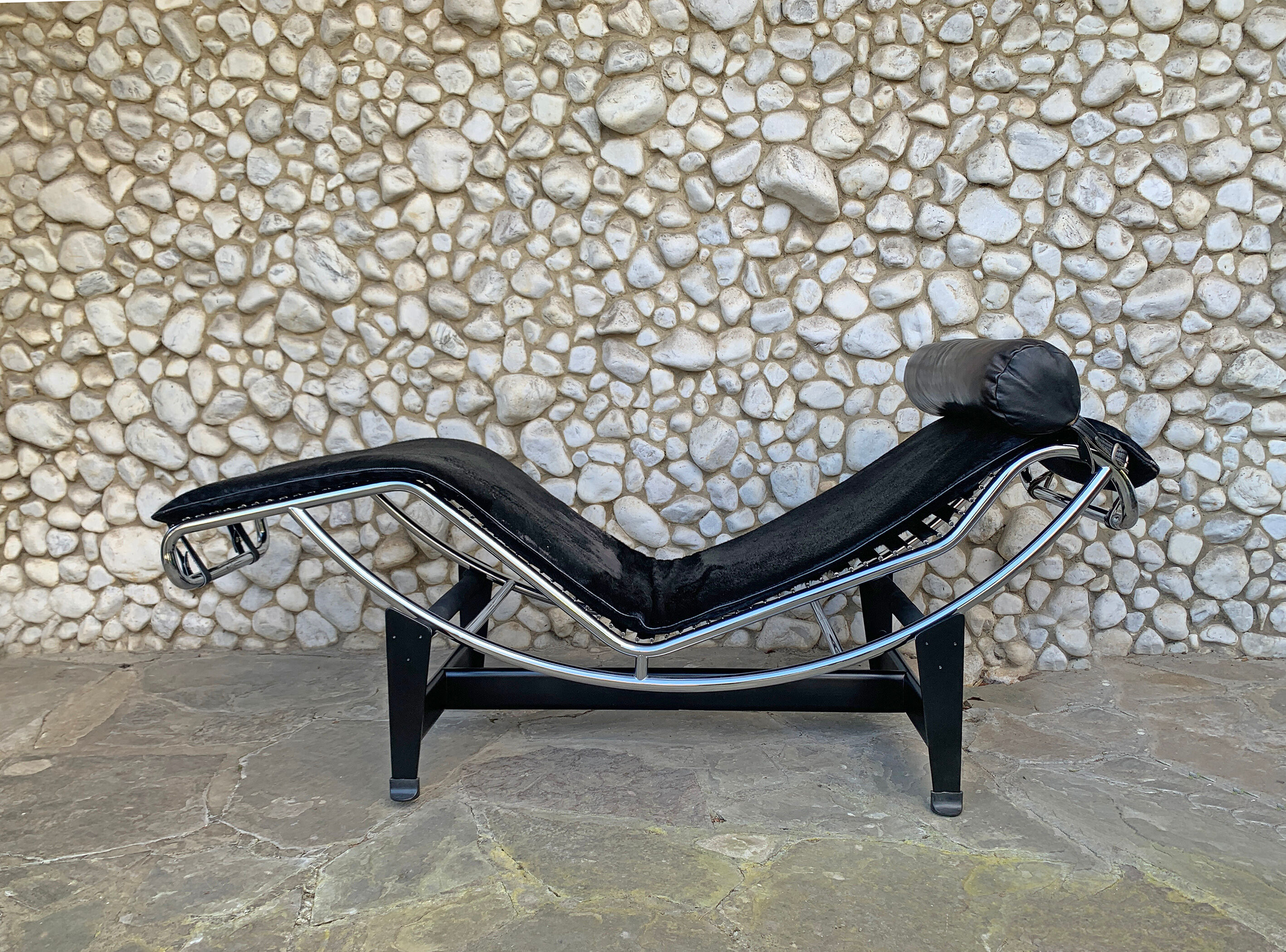 Deck chair LC4 Cassina vintage Nr 1153 1960 Charlotte Perriand, Le Corbusier and Pierre Jeanneret