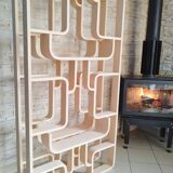 Mid-Century Czech Wall or Room Divider by Ludvik Volak for Drevopodnik Holesov, 1960s, Set of 2