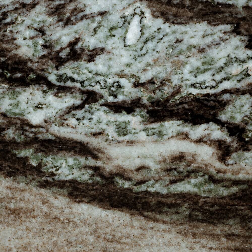 Kho liang ie dining table in aluminium and green marble, dutch, 1970s