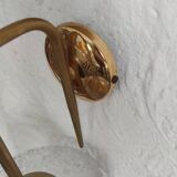 Textured glass wall light