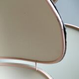 Black fabric flower and gold liseret hanging lamp