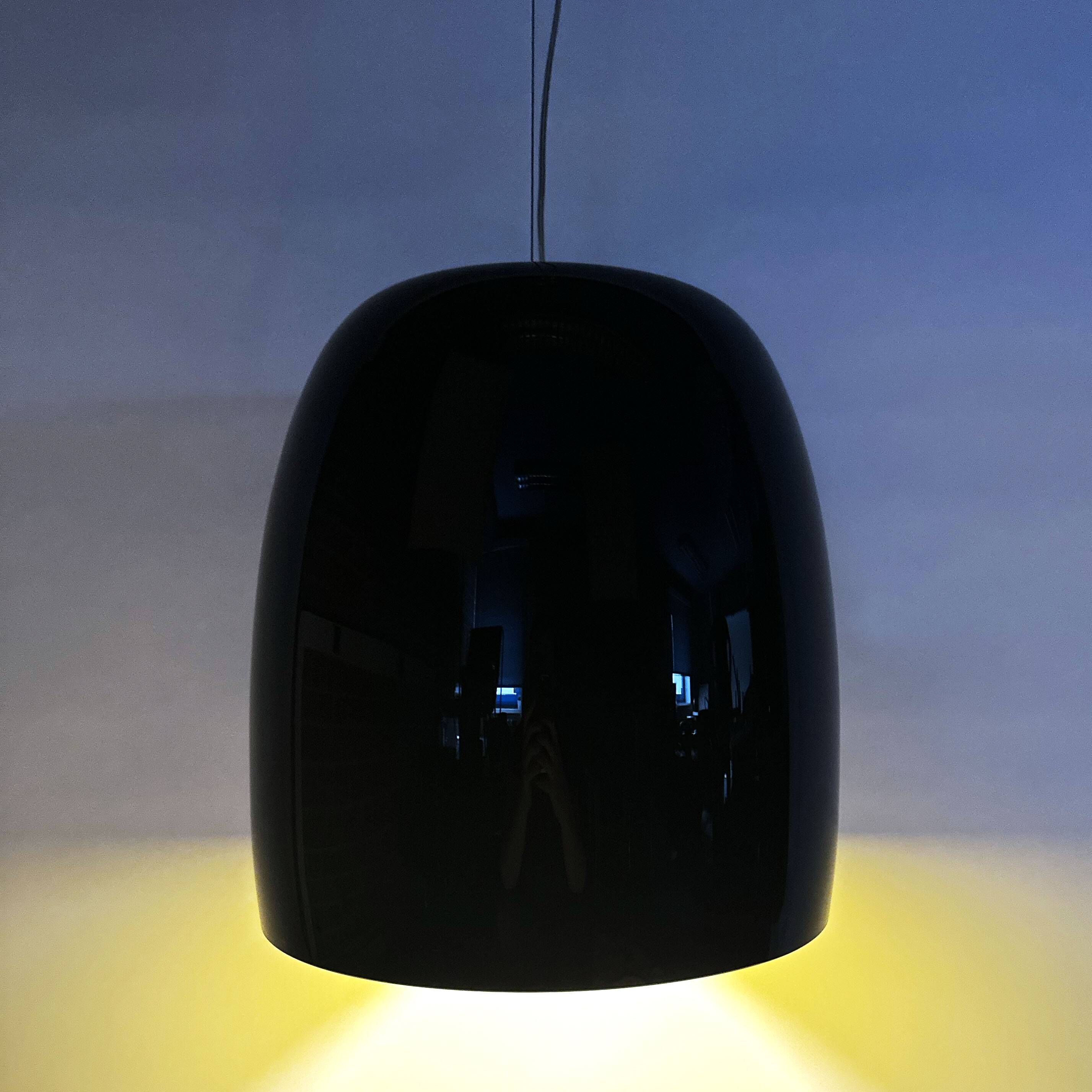 Prandina Notte S5 Pendant Lamp – Black & Yellow – Perfect Condition