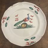 Plates from the Islettes earthenware factory