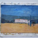 Painting by Nagao Usui: "A mas in Provence"
