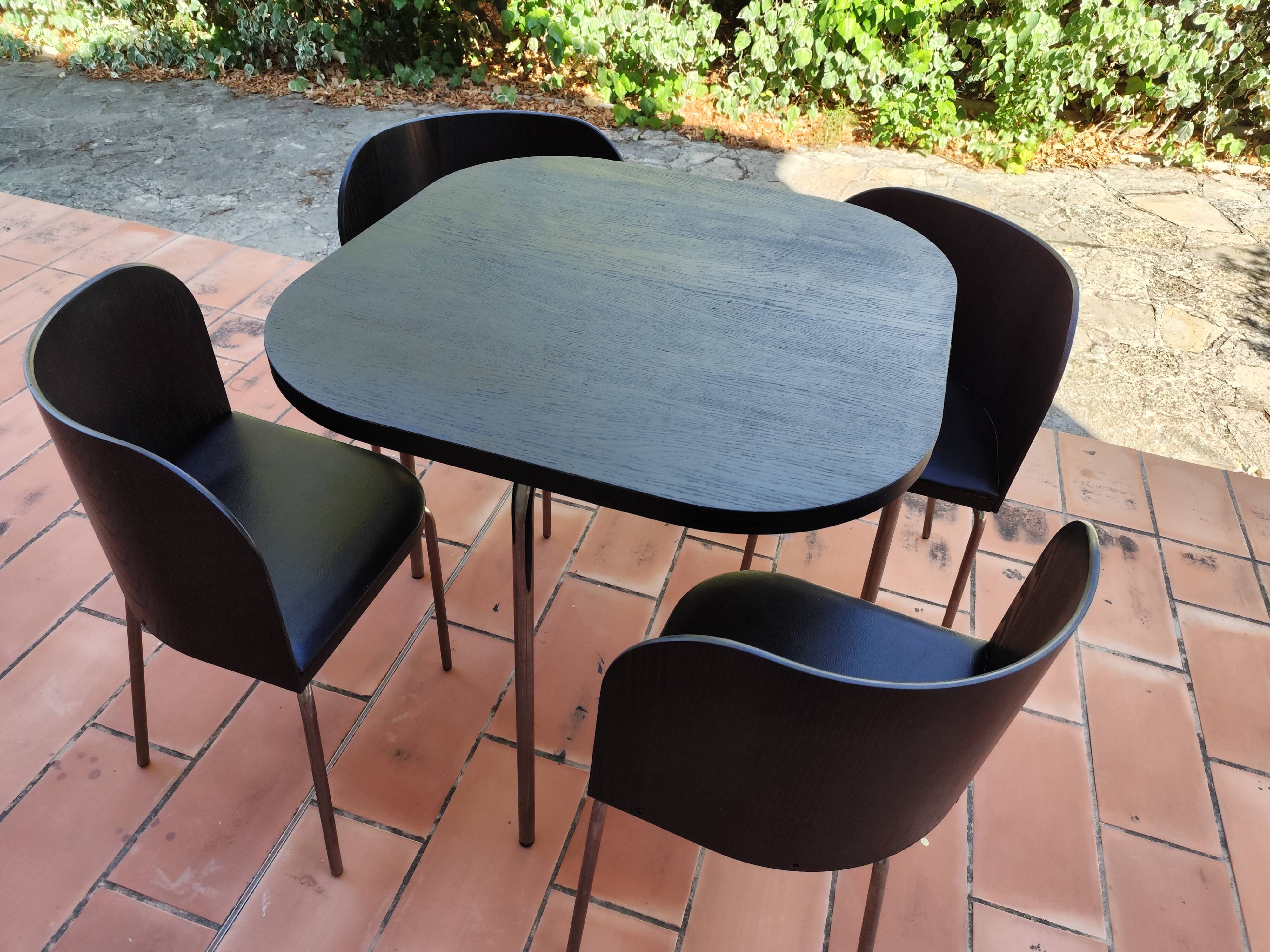 Table and 4 Chairs Model Fusion by Sandra Kragnert for Ikea, Sweden, 1990