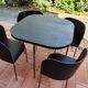 Table and 4 Chairs Model Fusion by Sandra Kragnert for Ikea, Sweden, 1990