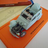 Lot of 5 Tintin collection cars, 1/43rd, original cases