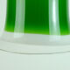 mid century PENDANT LIGHT peill & putzler 1970s green white and clear glass shade model AH 191