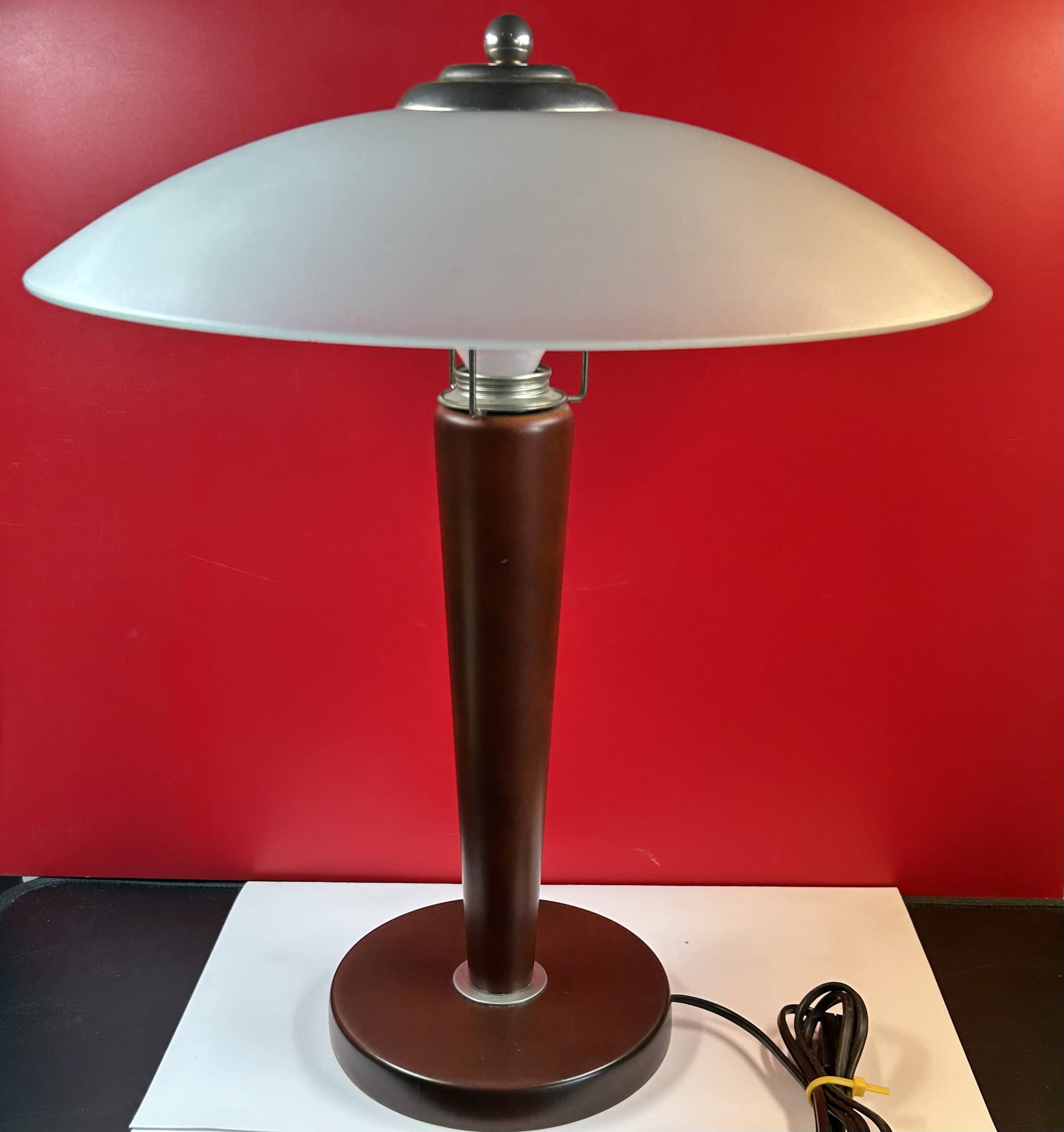 Mushroom liner lamp, habitat London, H: 46 cm diameter 38 cm