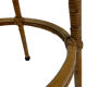 Set of four vintage rattan bar stools 1960 Nederland Design