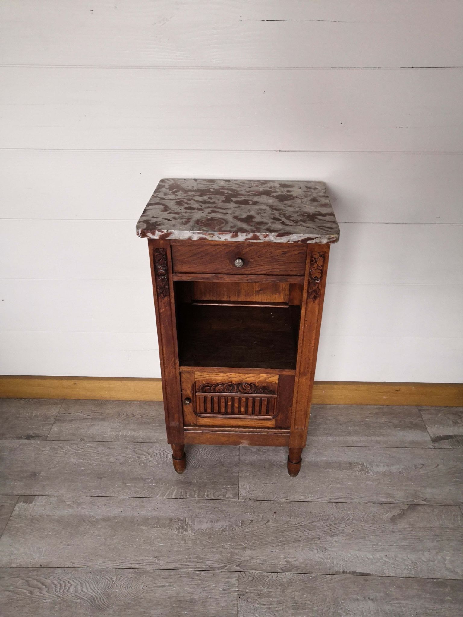 Antique bedside table