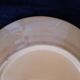Old HB Quimper Plate Ceramic Geometric Floral Design Brown Yellow