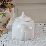 Vintage zoomorphic elephant teapot slip