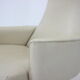 Fauteuil pivotant beige de Suède pour Asko, 1970