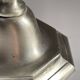Lamp vintage steel and velvet candle holder
