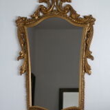 Vintage gold baroque mirror