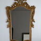 Miroir baroque doré vintage