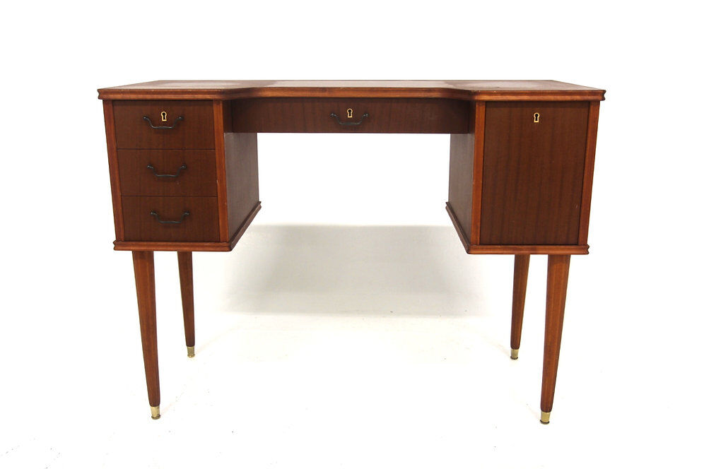 Scandinavian mahogany secretary, Sweden, 1950
