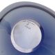 Handcrafted blue glass fruit bowl by Per Lütken for Holmegaard, 1950s