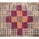 2'5x12'8 Vintage Orange Geometric Turkish Hand-Knotted Runner Rug 77x390