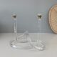 Bougeoirs vintage plexiglas