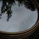 Plateau miroir rond