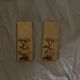 Pair of swedish brass sconces by gusum 1991