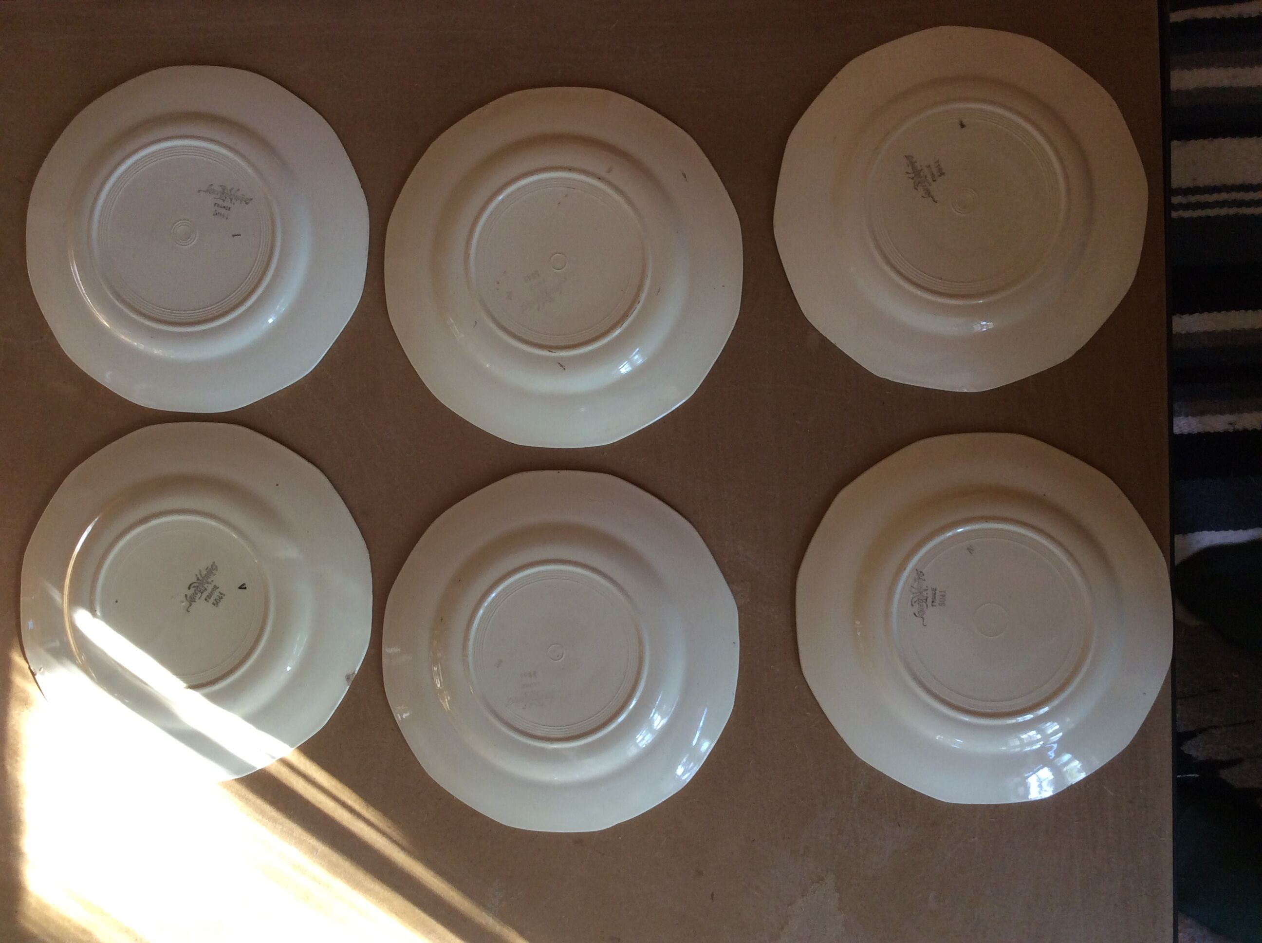Sarguemines vintage plates