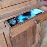 Country-style 2-part sideboard in light beech